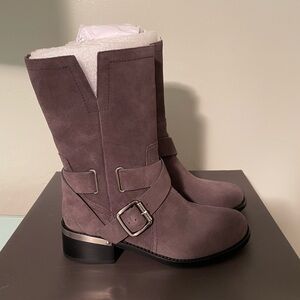 Vince Camuto Wethima mid calf boots dark slate verona size 7